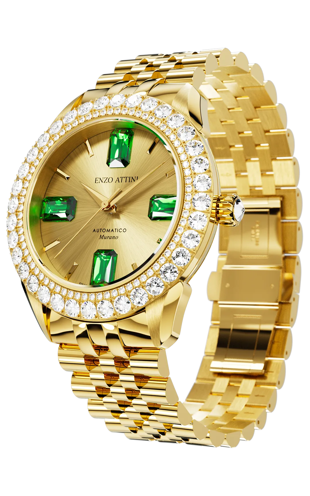 "Murano" Automatic - President Bracelet / Swiss Movement