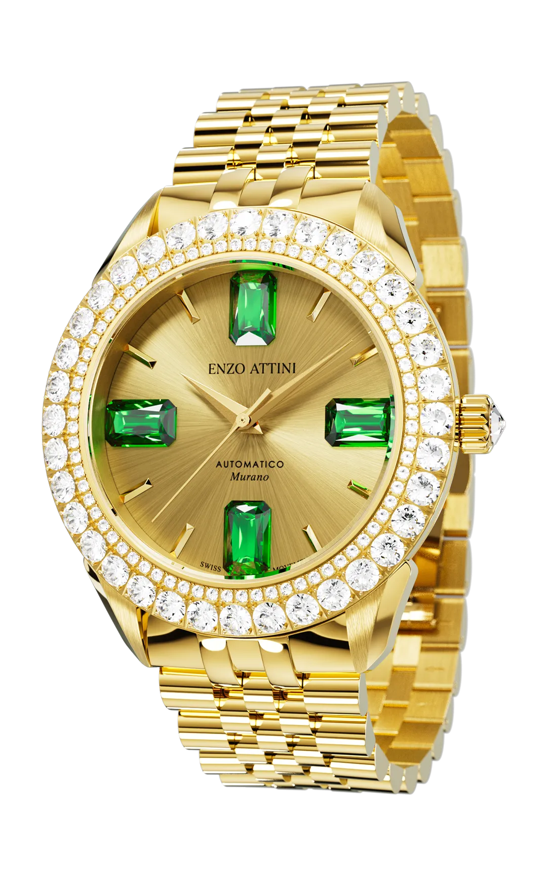 "Murano" Automatic - President Bracelet / Swiss Movement