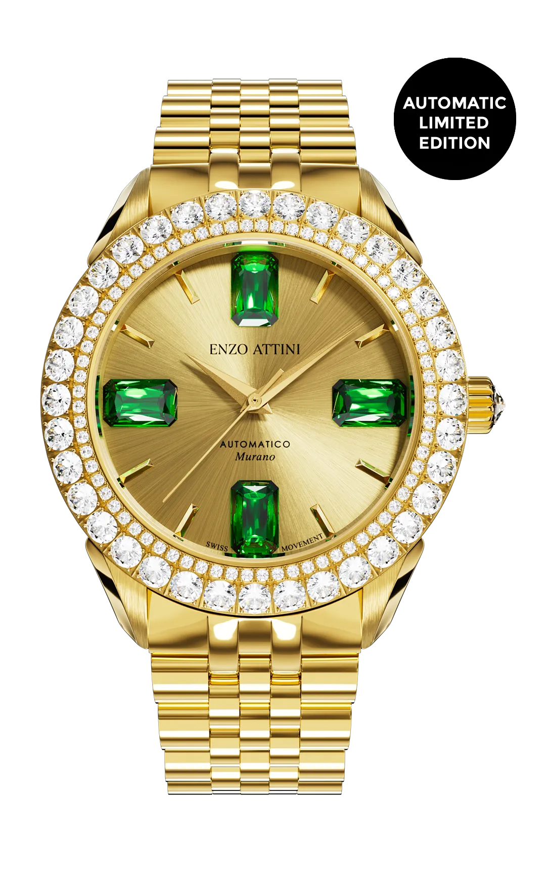 "Murano" Automatic - President Bracelet / Swiss Movement