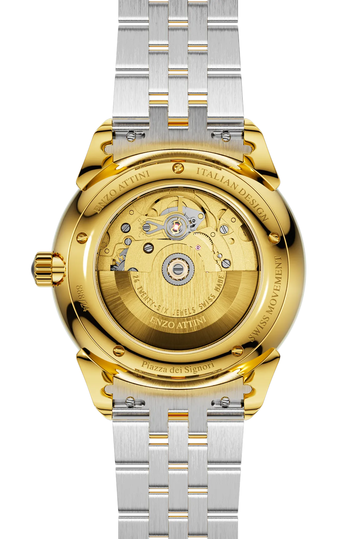 "Piazza dei Signori" Automatic - President Bracelet / Swiss Movement