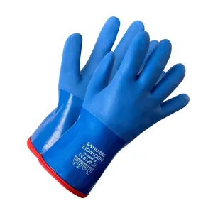 "Samurai Monsoon" PVC Triple Dipped Glove, Acrylic Boa Liner