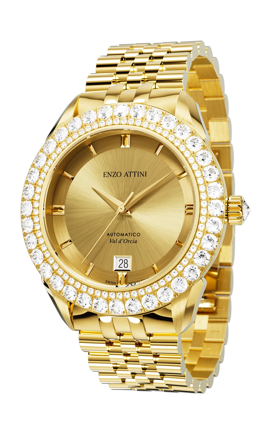 "Val d'Orcia "Automatic - President Bracelet  / Swiss Movement