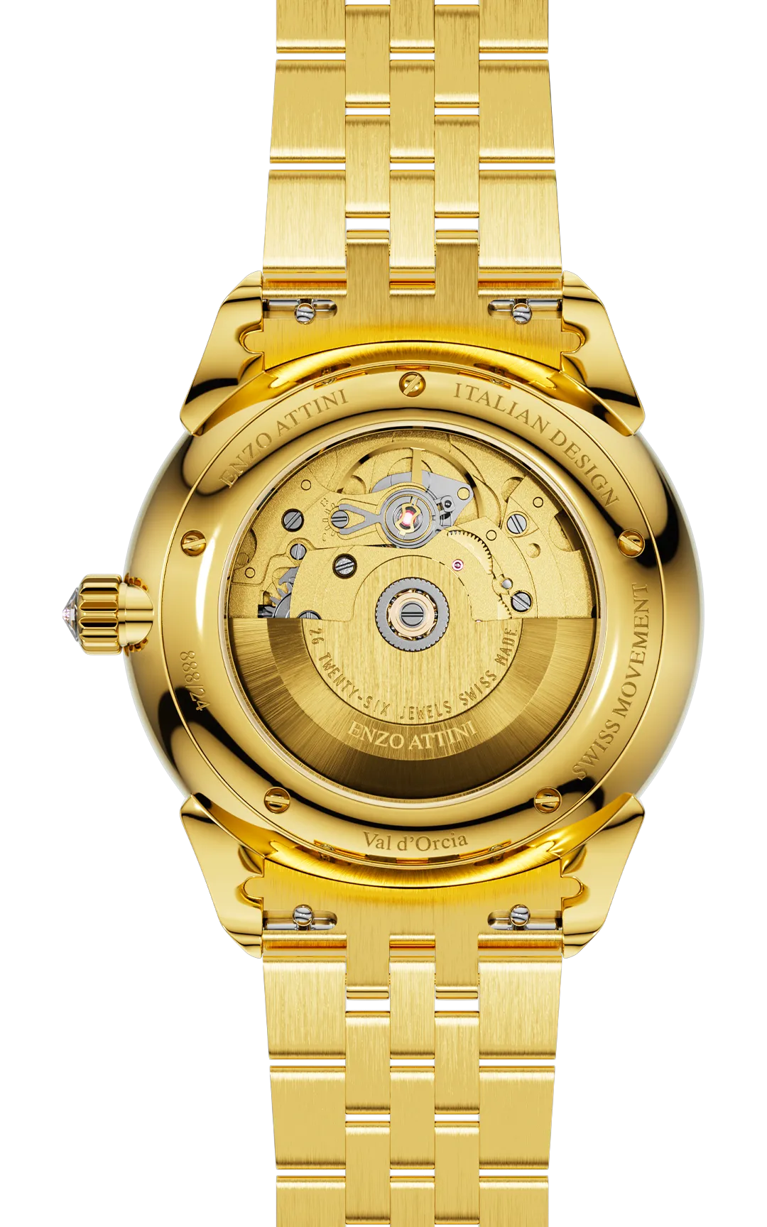 "Val d'Orcia "Automatic - President Bracelet  / Swiss Movement