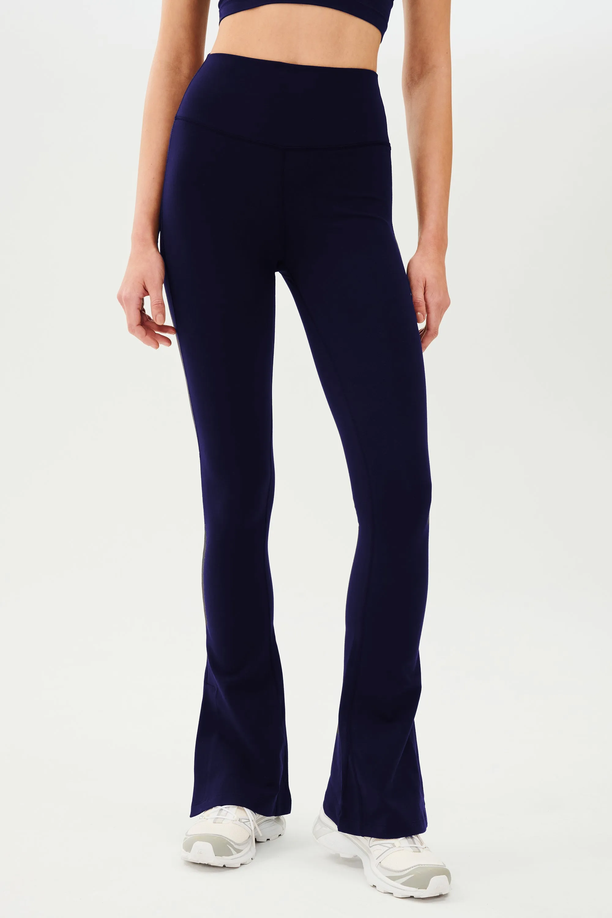 Raquel High Waist Flare w/ Split Hem - Indigo