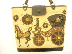 Rare Enid Collins Vintage 60's Carriage Bag