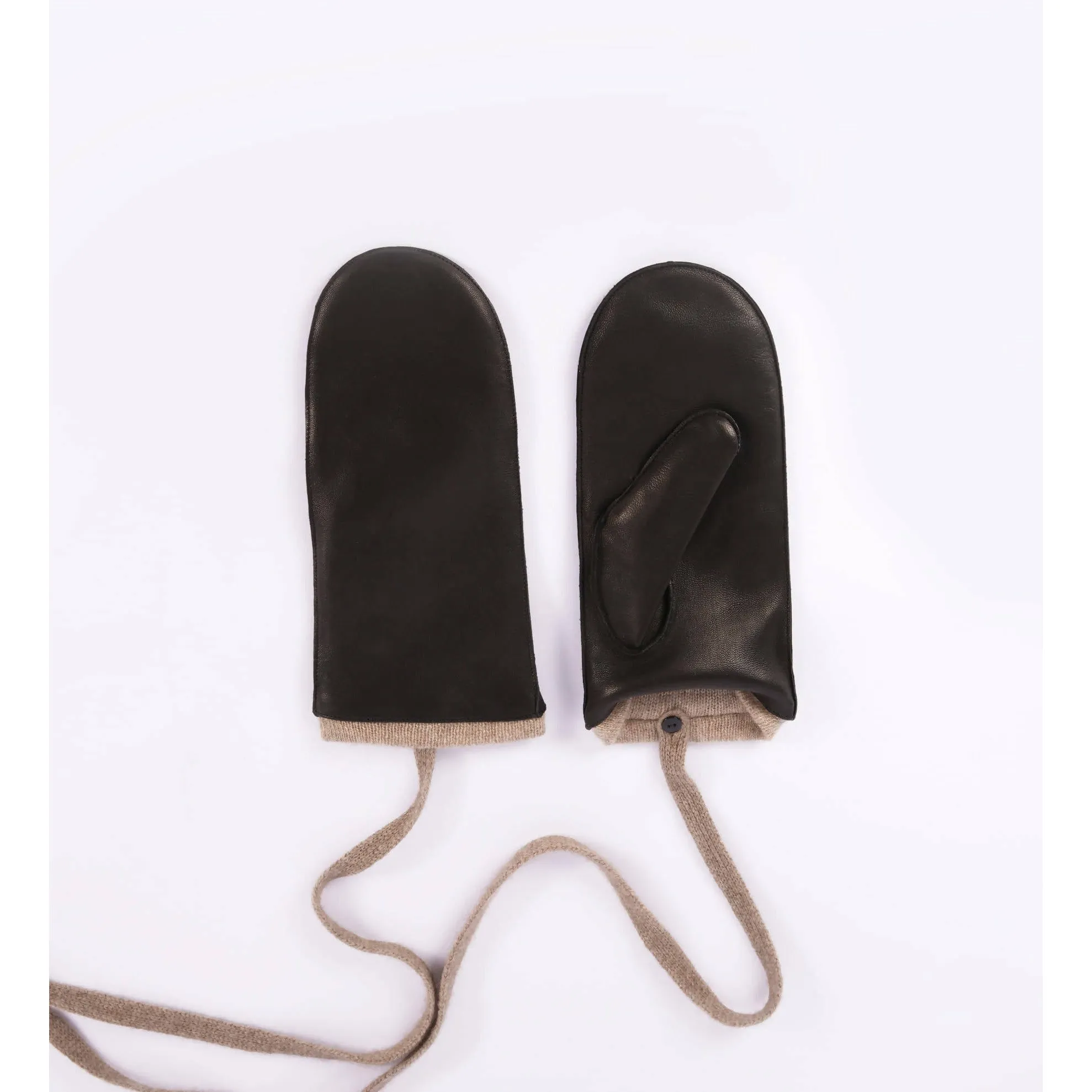 Real Leather with Cashmere Inner Gloves