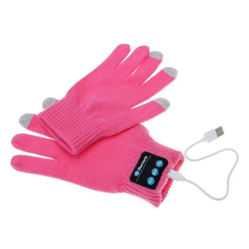 Rechargeable Touchscreen Sensitive Bluetooth Smart-Gloves for Women