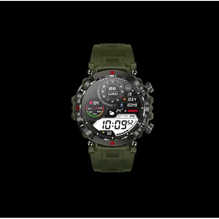 RECON GS2 IOS Army Style Android - IOS Smart Watch with Fitness & Health Tracker