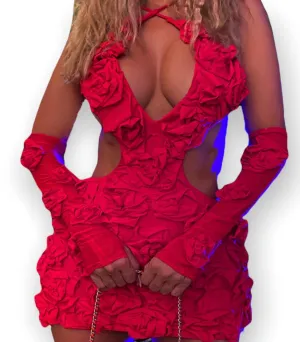 Red Rose Dress
