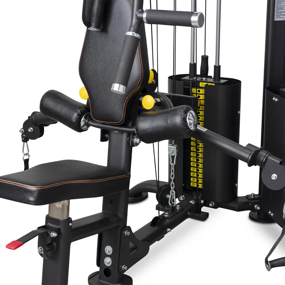 Reeplex Falcon 3 Station Multi-Gym with Leg Extension & Hamstring Curl