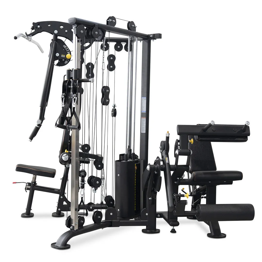 Reeplex Falcon 3 Station Multi-Gym with Leg Extension & Hamstring Curl