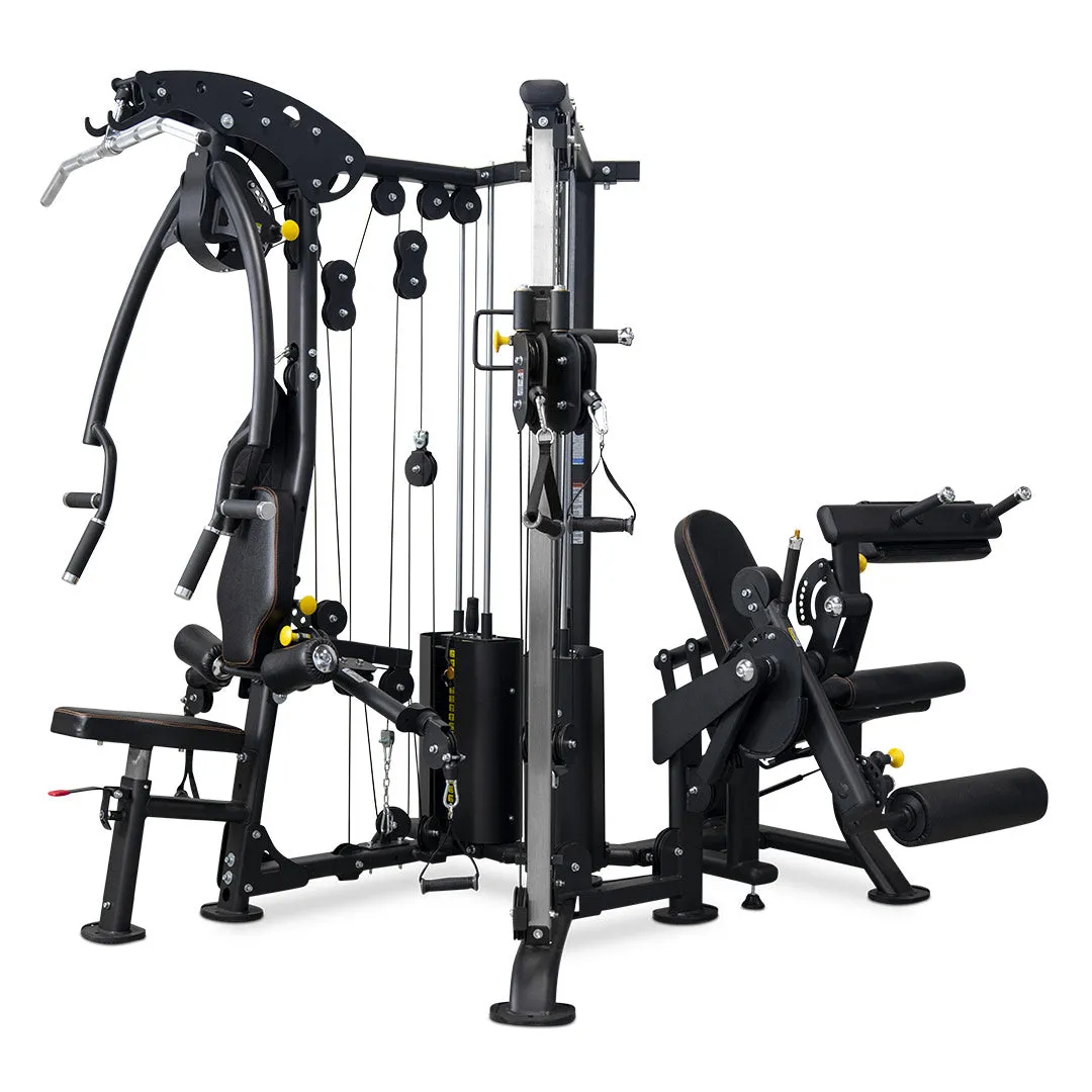 Reeplex Falcon 3 Station Multi-Gym with Leg Extension & Hamstring Curl