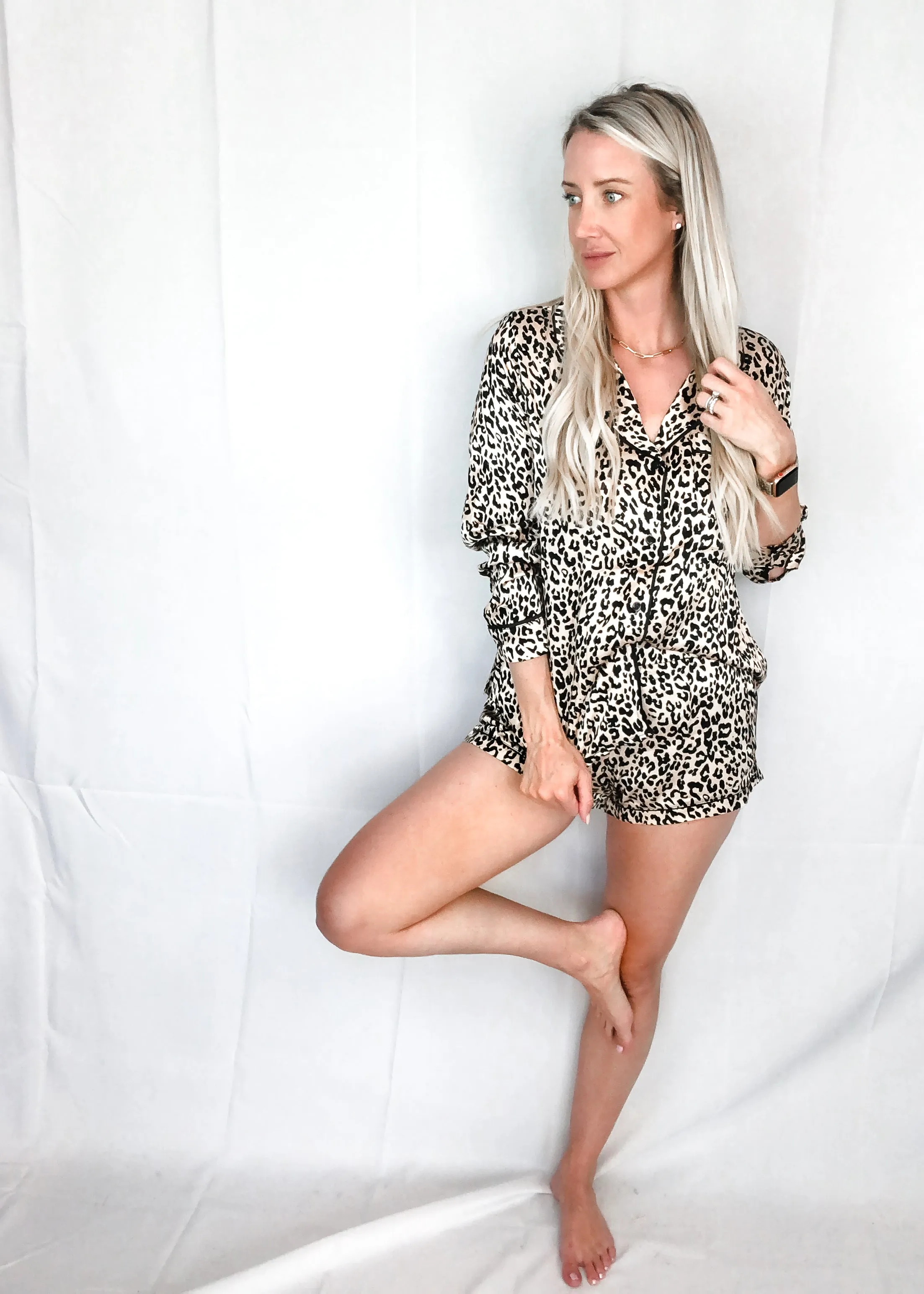 Remi Black Leopard PJs