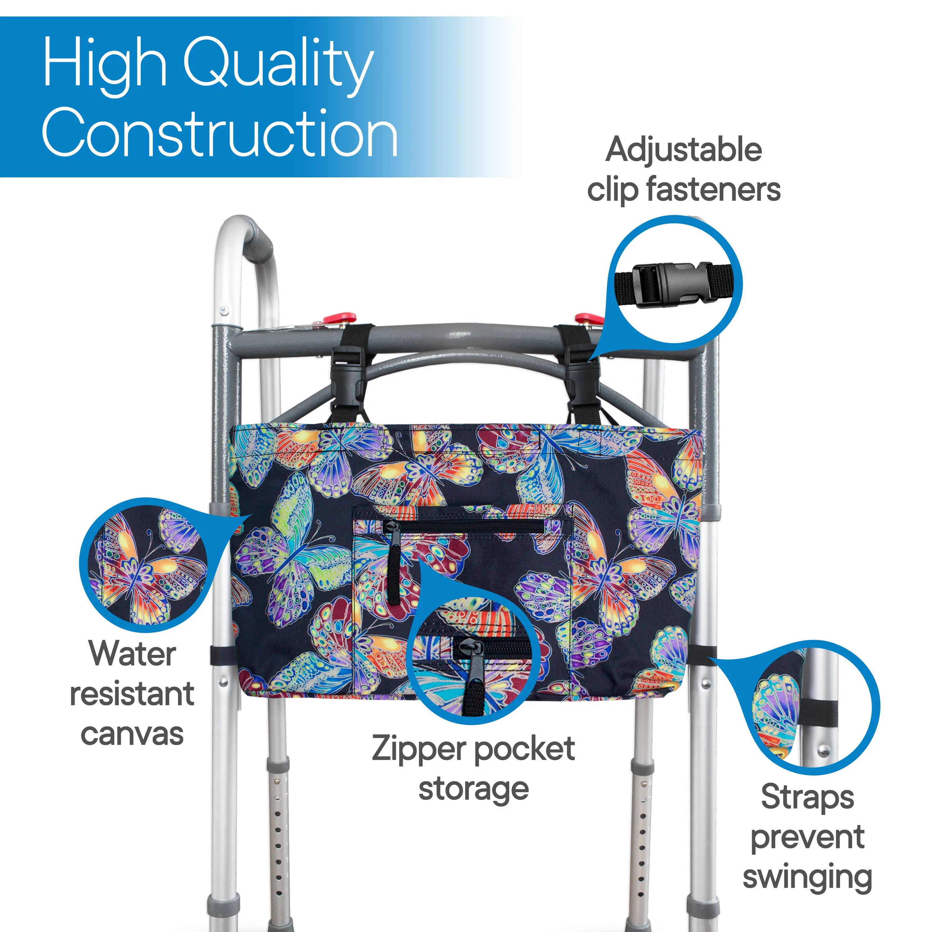 RMS - Vivid Butterfly Walker Bag with Soft Cooler