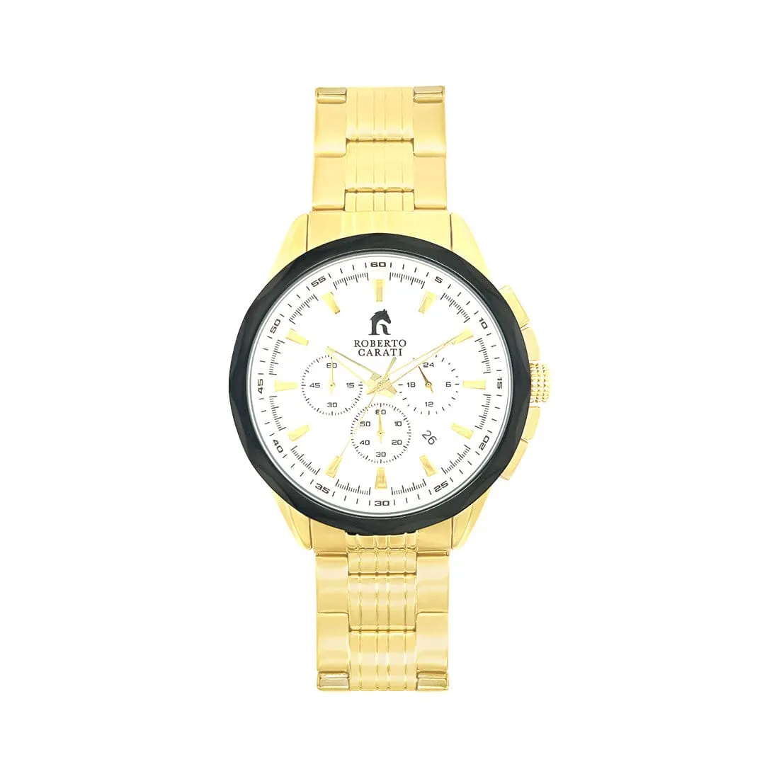 Roberto Carati Gareth White and Gold Men's Watch CA262-2-V1
