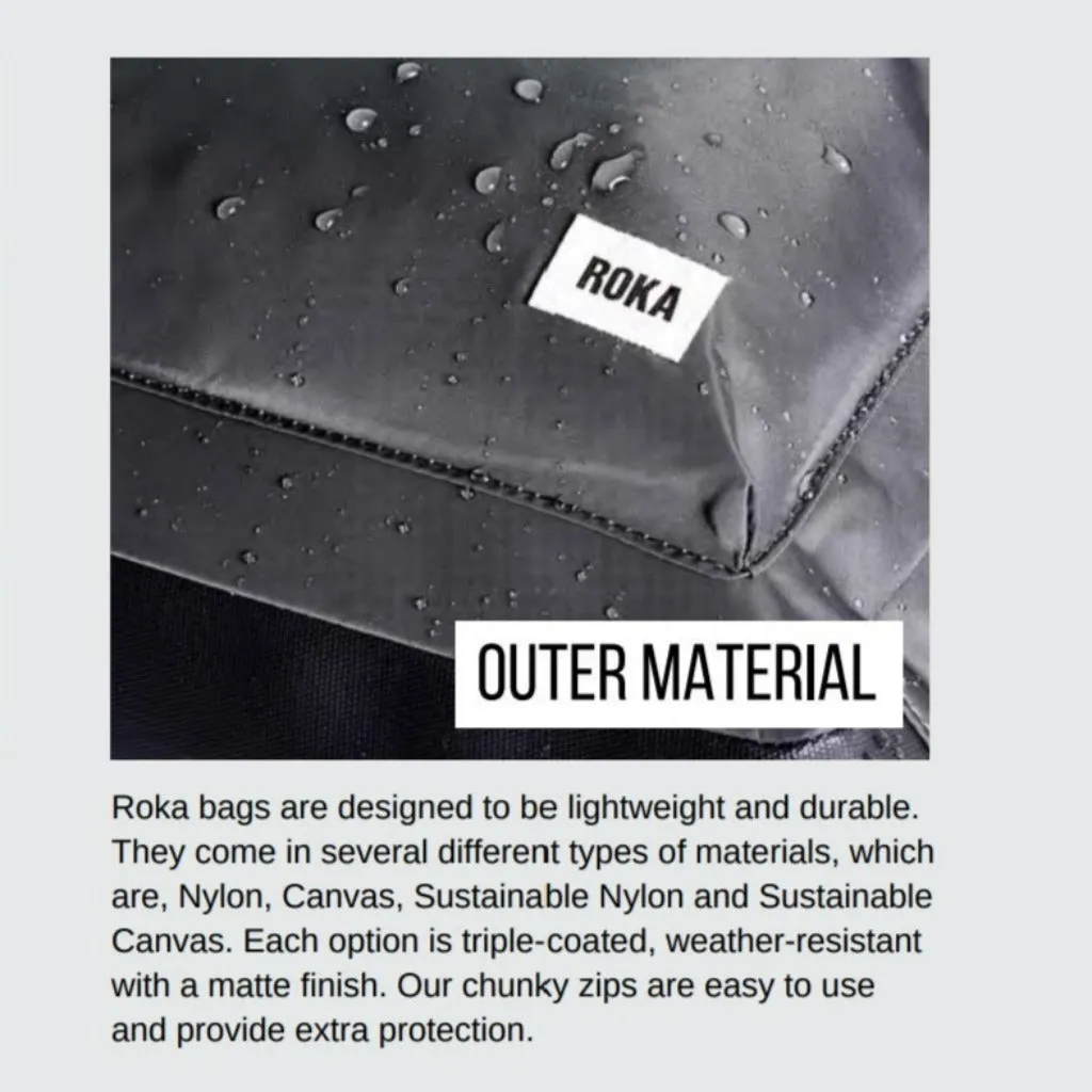 Roka Bantry B Recycled Canvas Small Backpacks