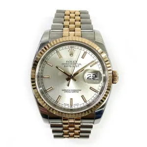 Rolex Datejust 116231 Silver Dial Oct 2005