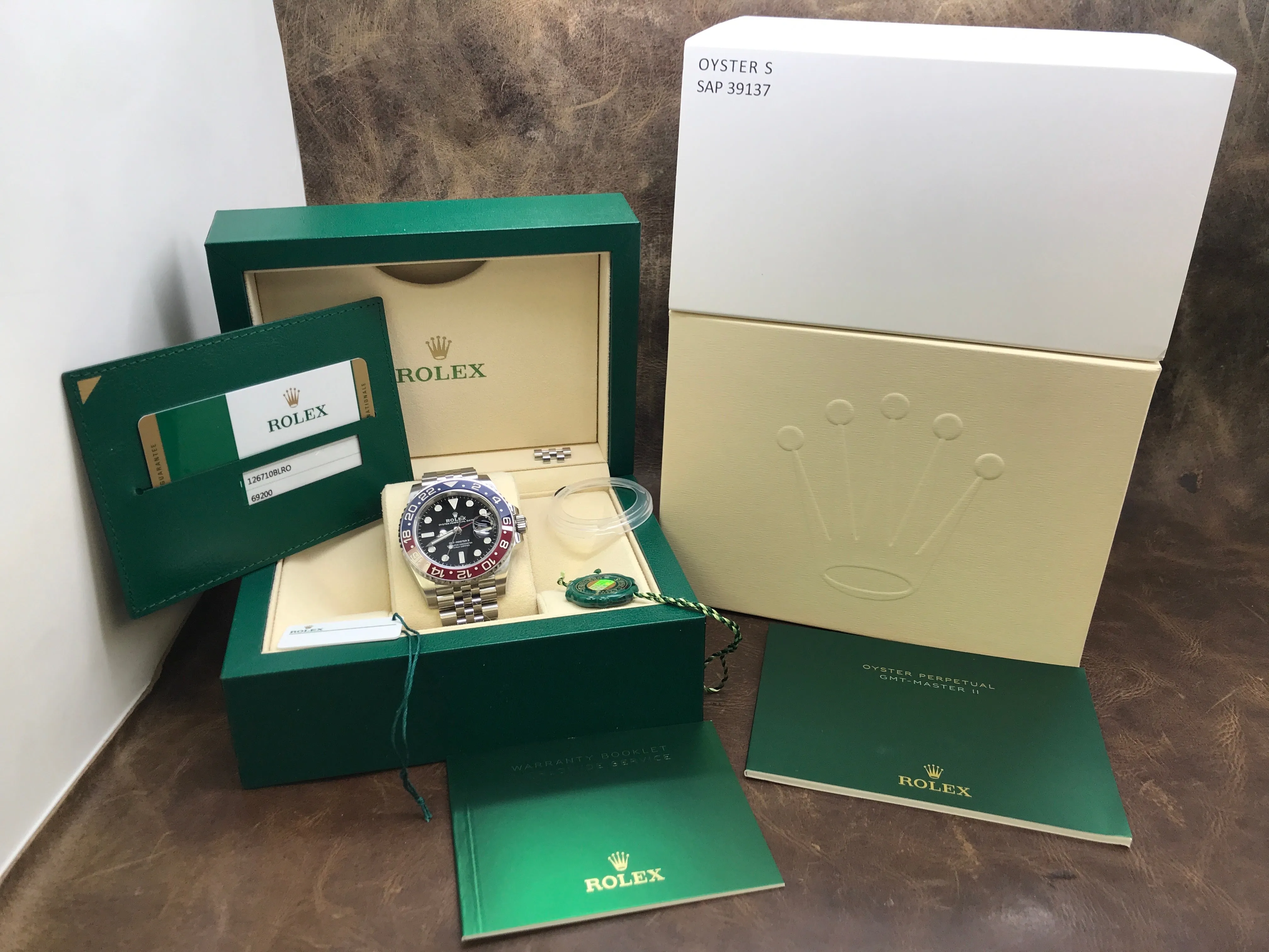 Rolex GMT Pepsi 126710BLRO Black Dial Automatic Men's Watch