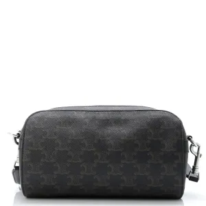 Roller Messenger Bag Triomphe Coated Canvas Medium