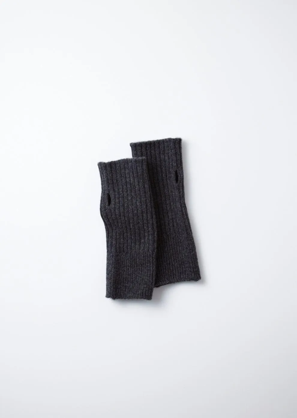 Rototo - SEAMLESS HAND WARMER "MERINO OPTIMO & CASHMERE" - Charcoal