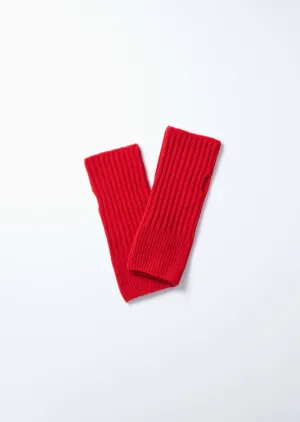 Rototo - SEAMLESS HAND WARMER "MERINO OPTIMO & CASHMERE" - Red