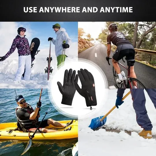 RoyaleGlow Thermal Gloves - Unisex Touch Screen Winter Gloves