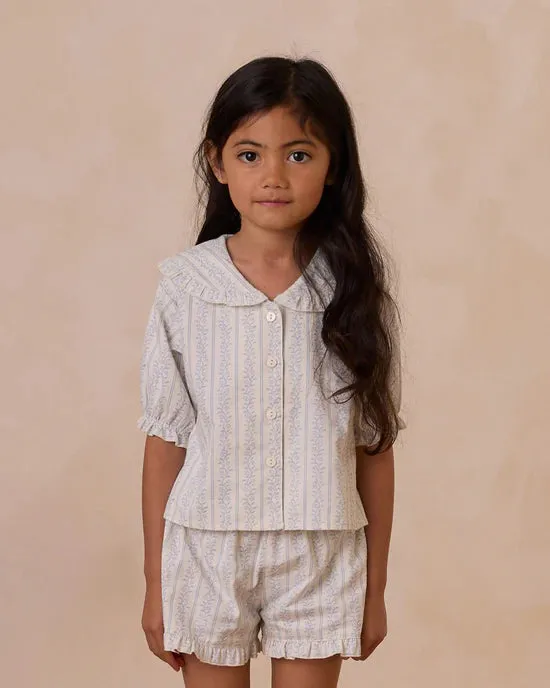 RYLEE   CRU Delilah Pajama Set || Blue Vines