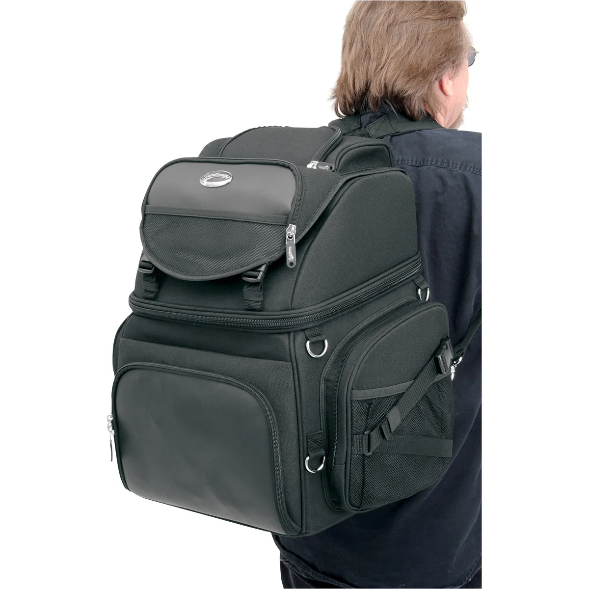 SADDLEMEN BR3400 Backseat or Sissy Bar Bag