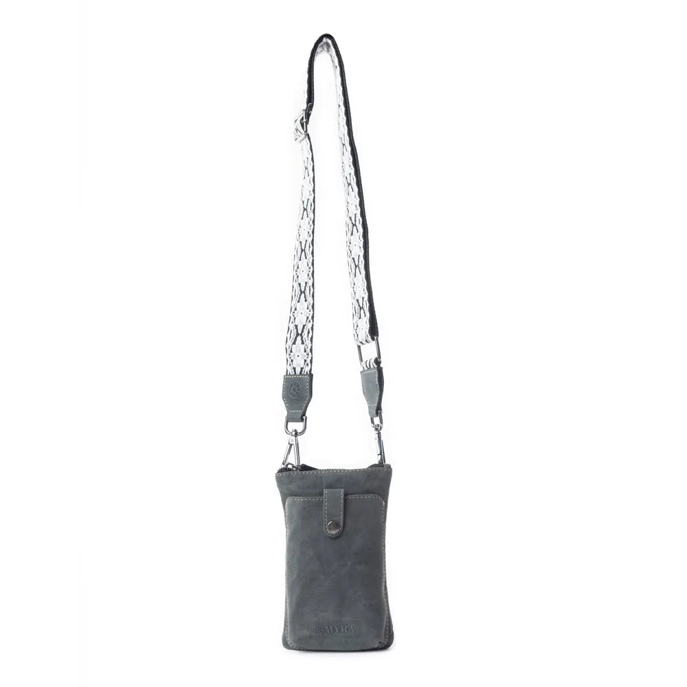 Saguaro Scout Leather Bag In Black