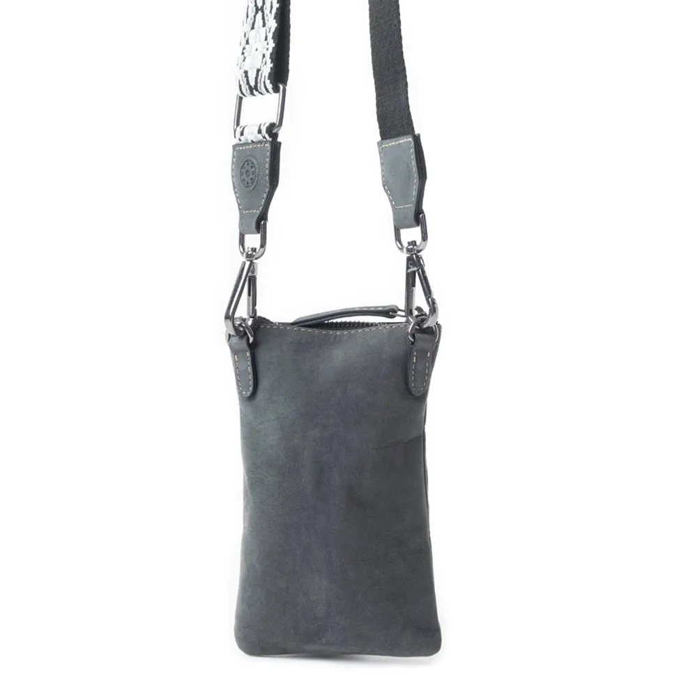 Saguaro Scout Leather Bag In Black