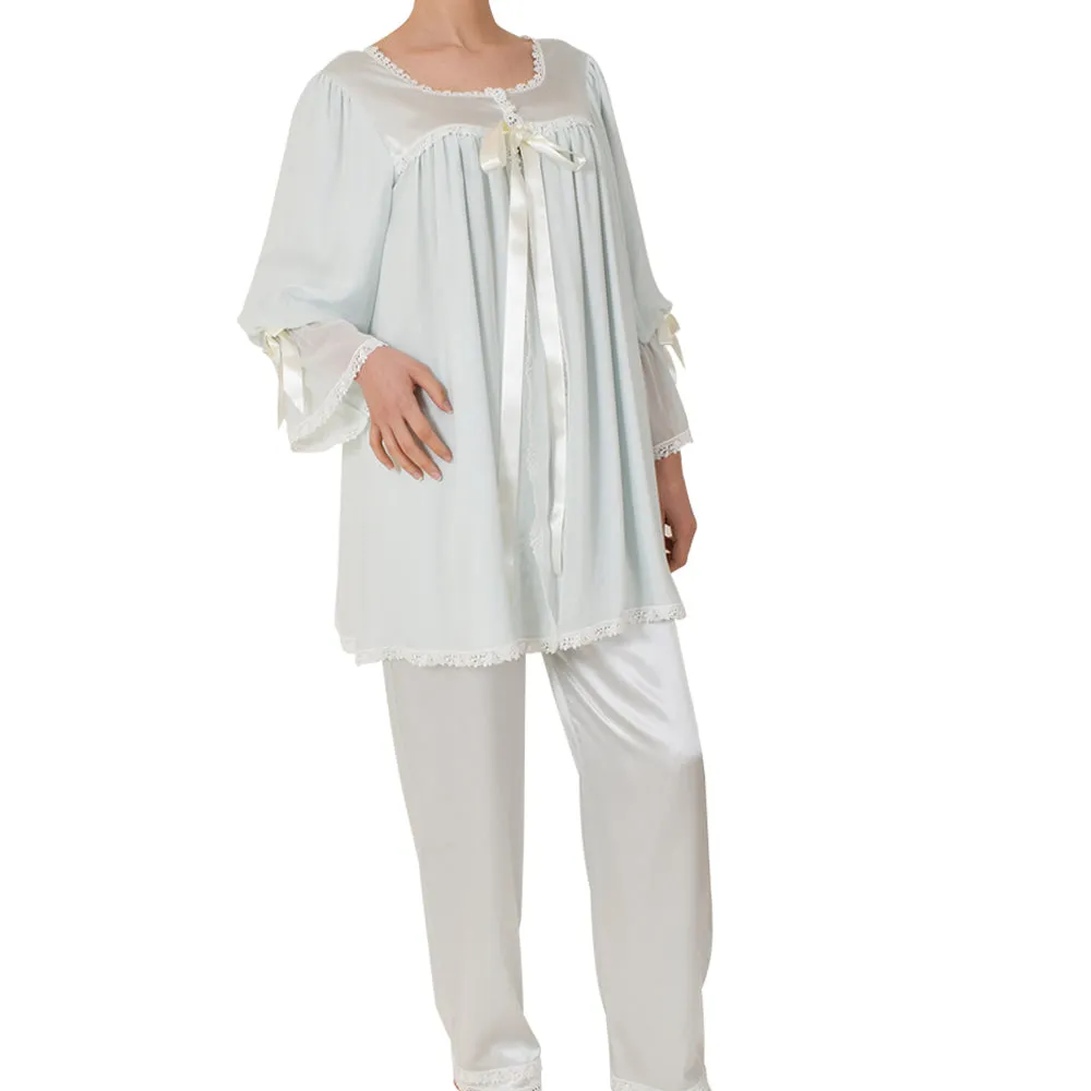 Sally Poppy Pajama Satin Mint Size Small Mint
