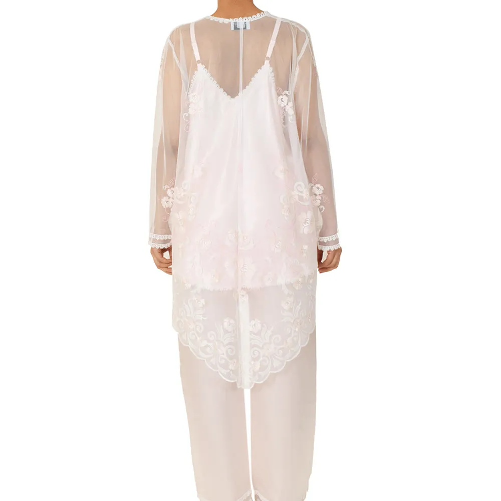 Sally Poppy Pajama Satin Pink Size Xl Pink