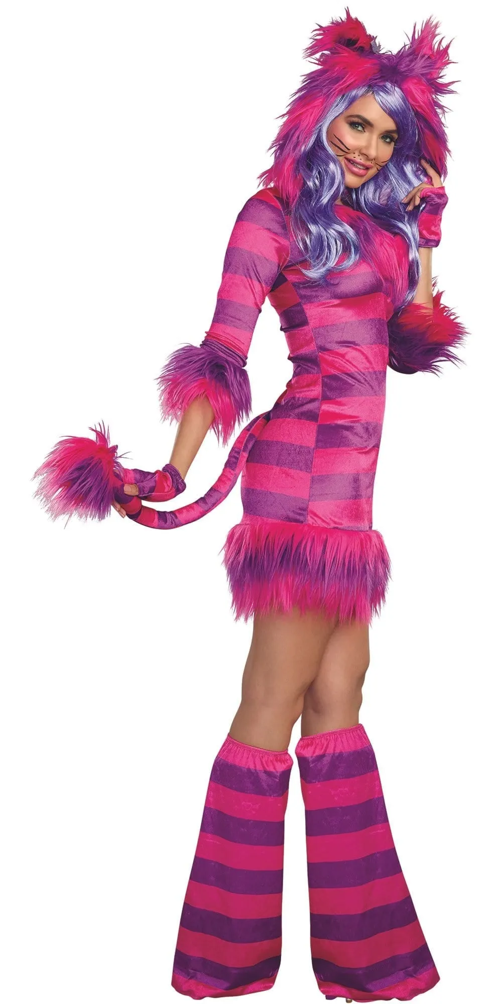 Sexy Colorful Magic Cat Storybook Women's Costume