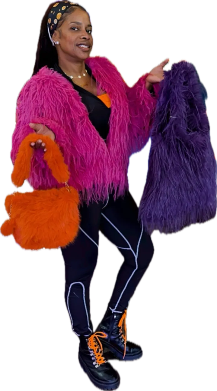 Shaggy Fur Bags