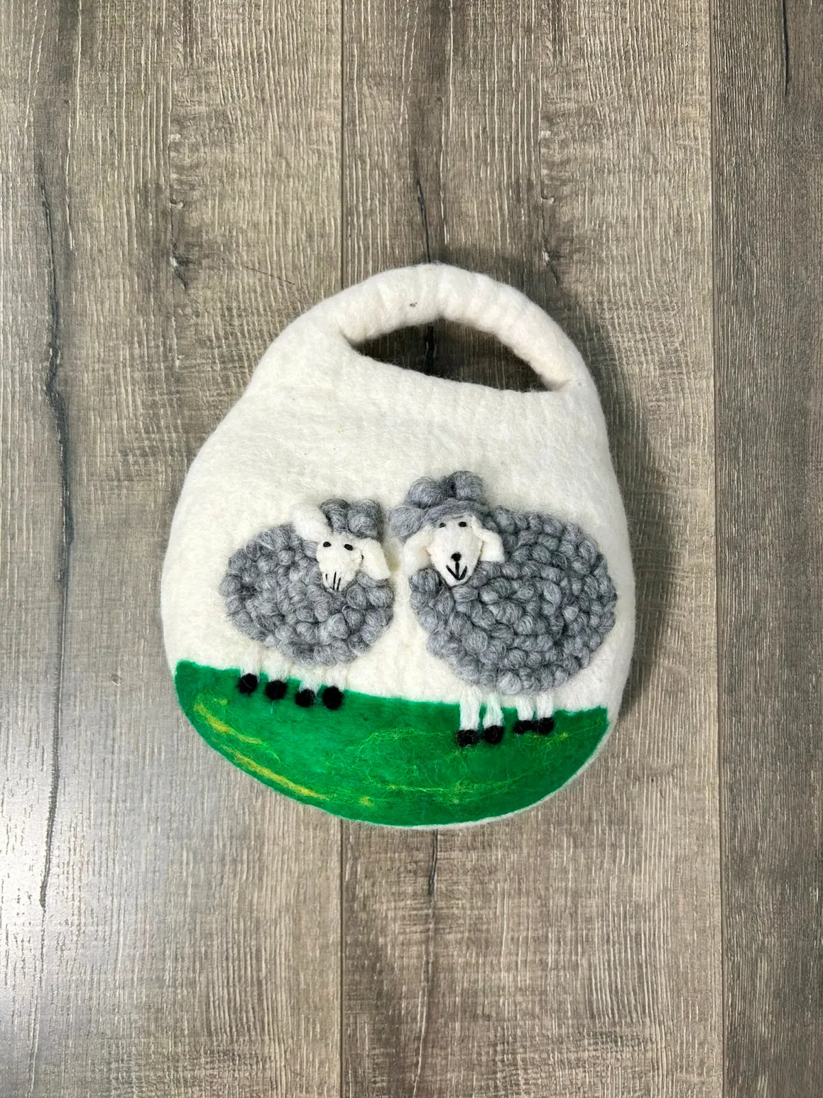 Sheep Felt Handbag