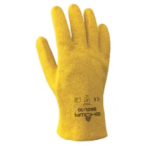 SHOWA® KPG® PVC Coated Gloves, Medium, Yellow, 960M-09