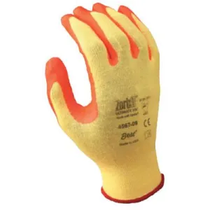 SHOWA® Nitrile, Cut Resistant Gloves, Size XL, A4 ANSI/ISEA Cut Level, Orange, Yellow,, 4568XL-09