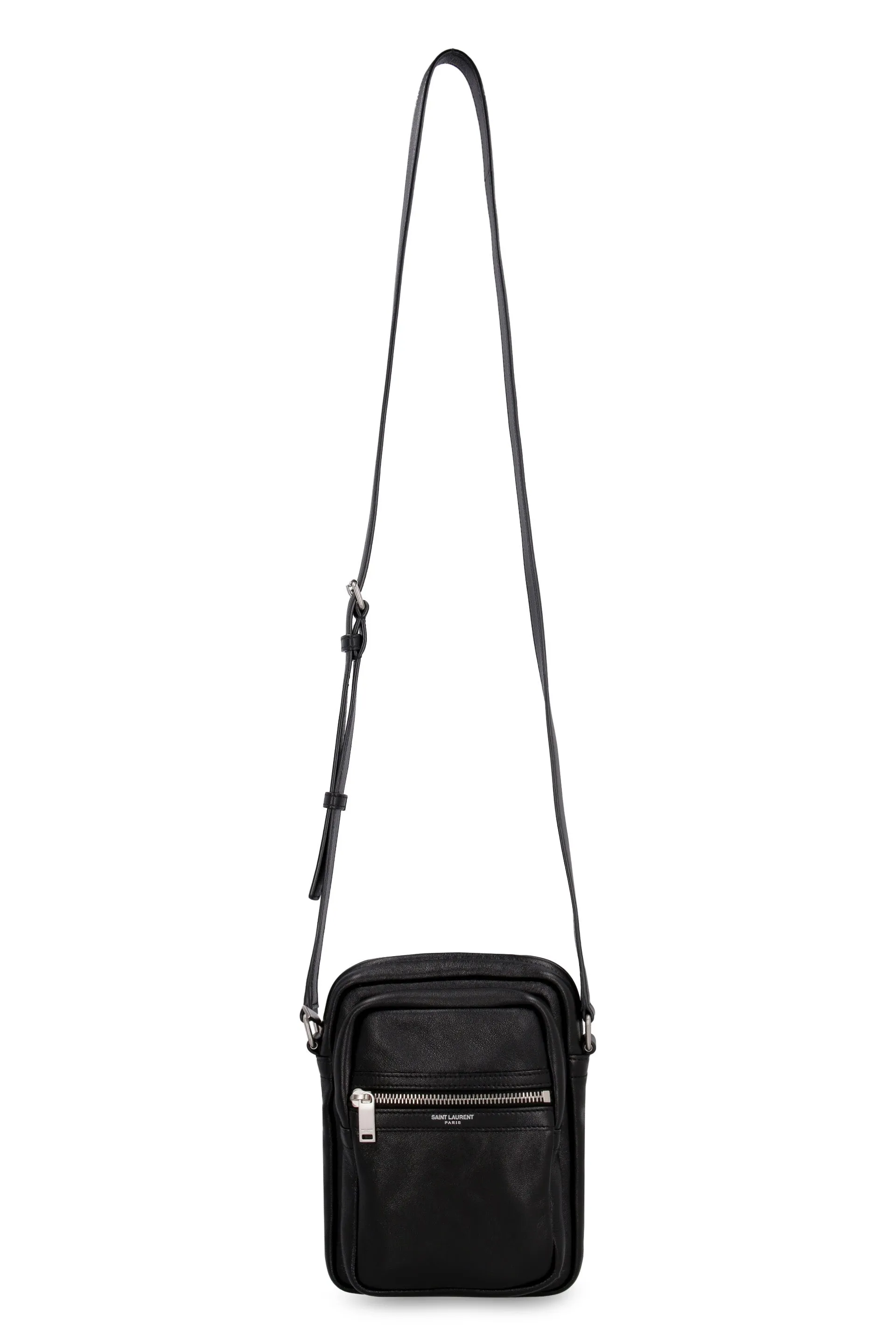 Sid leather messenger bag