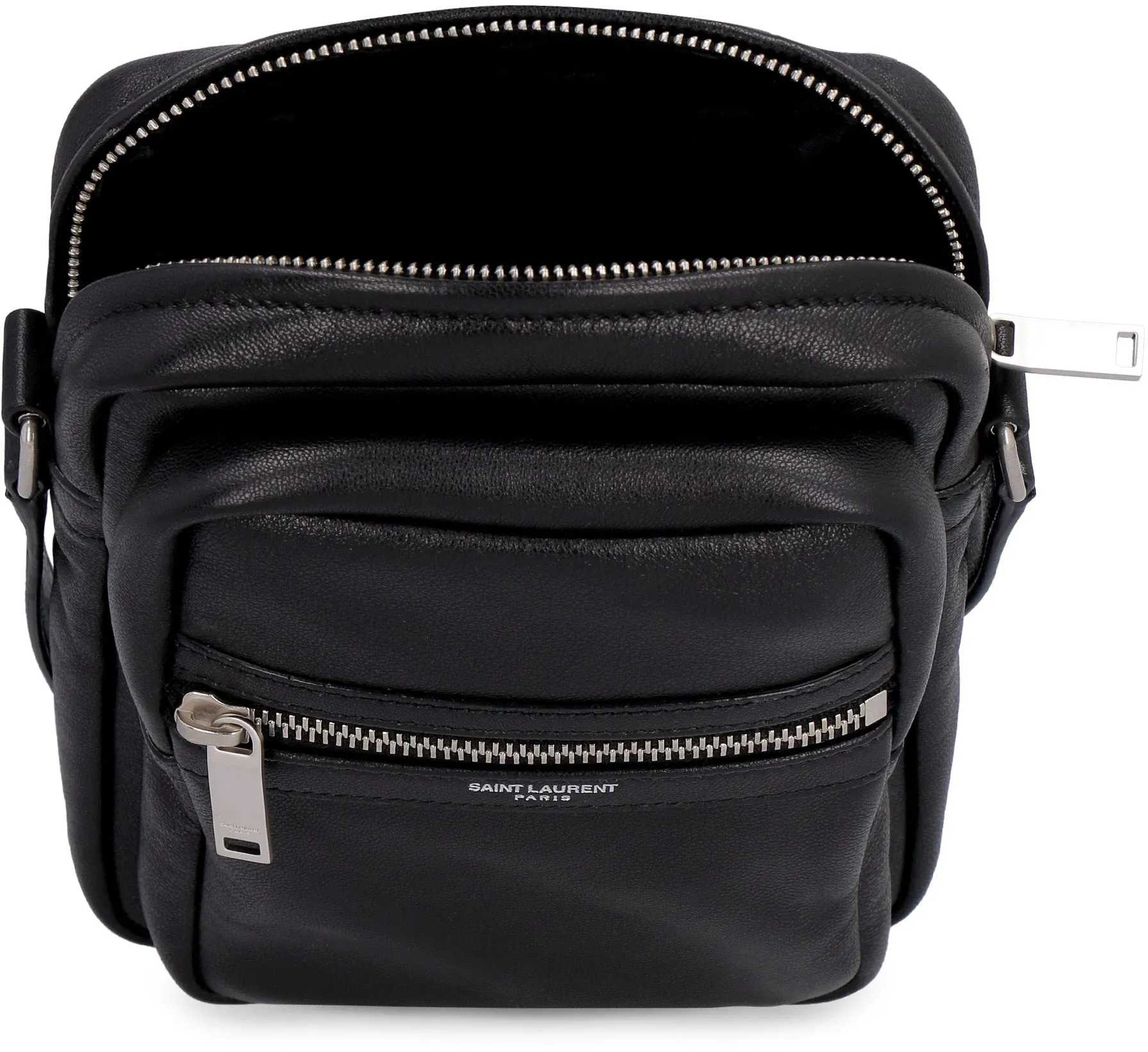 Sid leather messenger bag