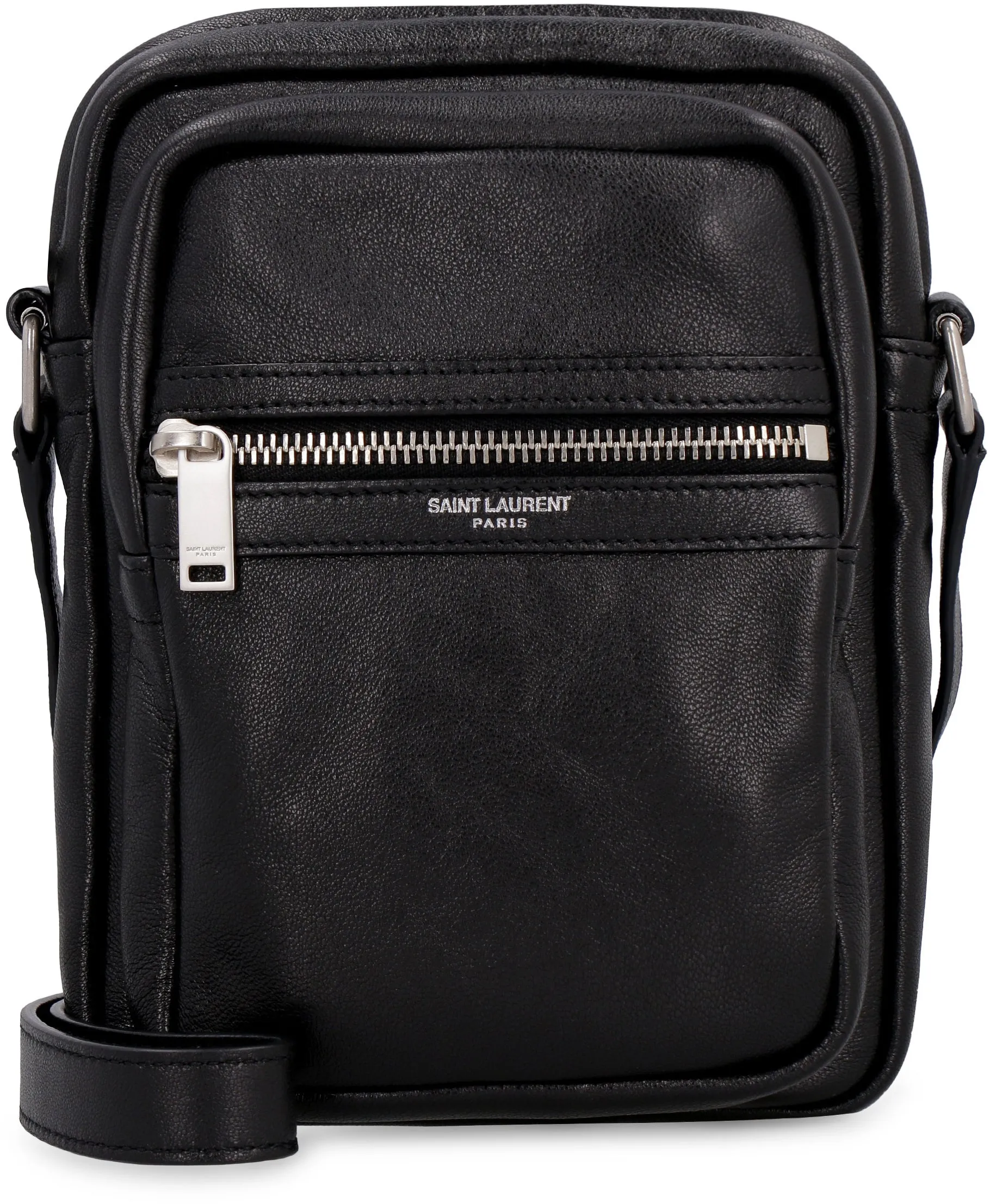 Sid leather messenger bag