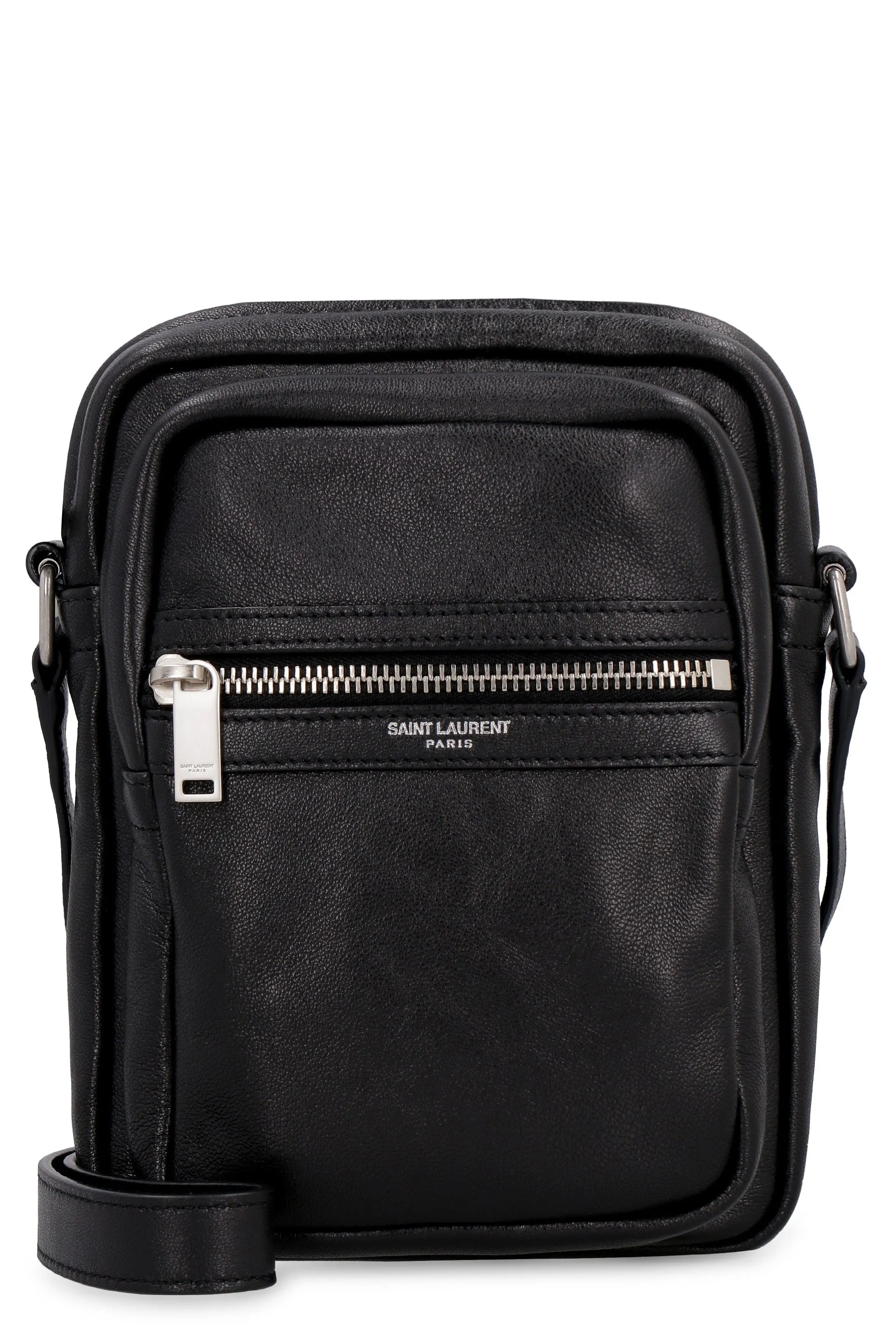 Sid leather messenger bag