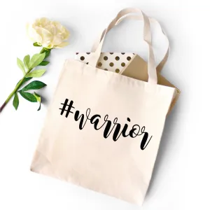 Small Heavyweight Canvas Tote Bag Warrior