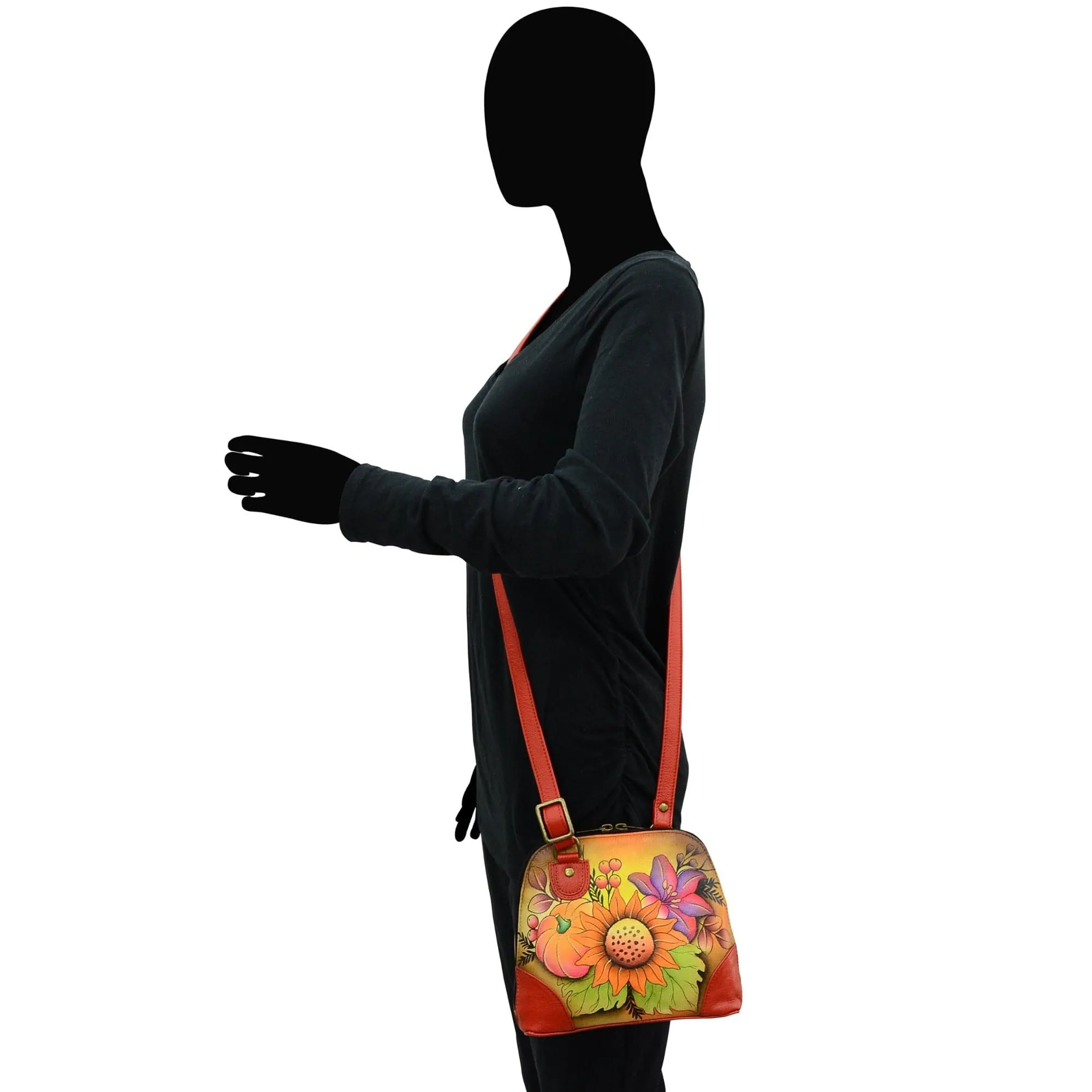 Small Multi Compartment Zip-Around Organizer - 8109