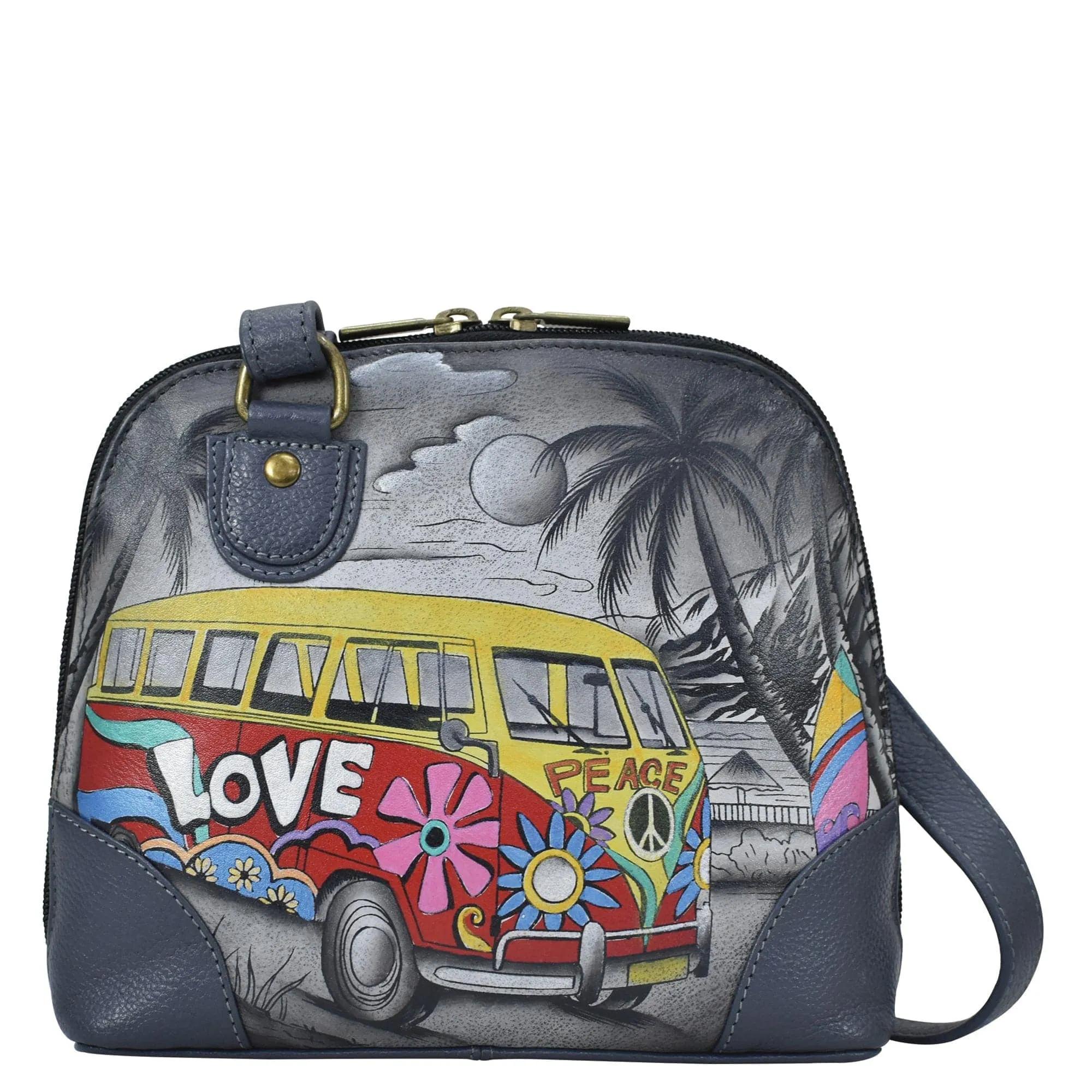 Small Multi Compartment Zip-Around Organizer - 8109