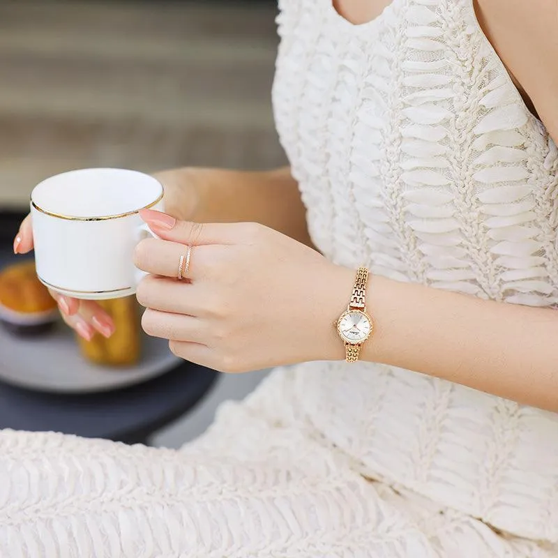 Sotoiru Bracelet Watches Rose gold Small Round Quartzwatch T2021