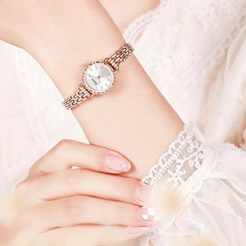 Sotoiru Bracelet Watches Rose gold Small Round Quartzwatch T2021