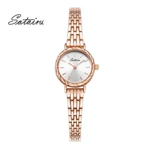 Sotoiru Bracelet Watches Rose gold Small Round Quartzwatch T2021