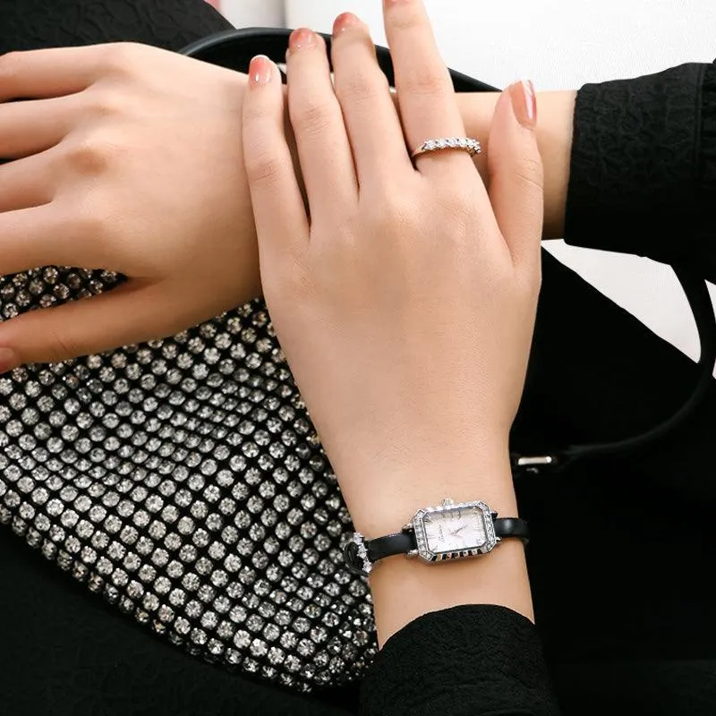 Sotoiru Women's Leather Strap Watch – Elegant Minimalist Dress Timepiece T2013