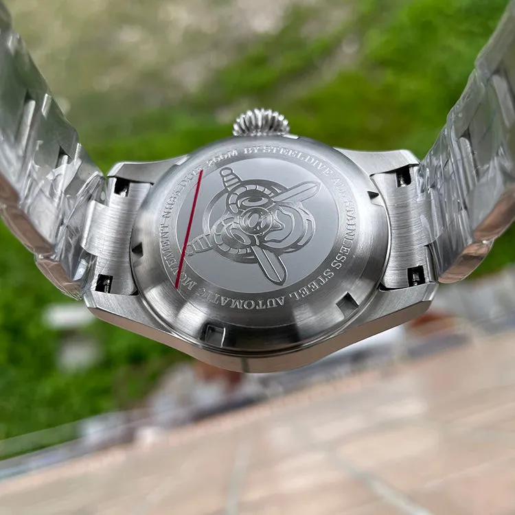 Steeldive SD1928H Khaki Field Mechanical Watch