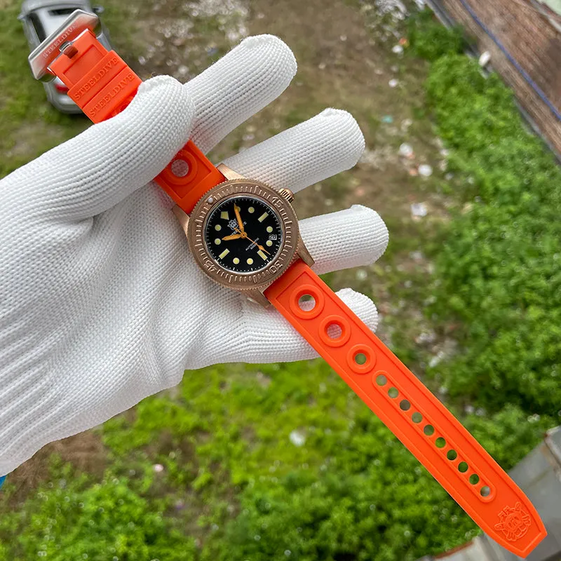 Steeldive SD1952S Bronze 50-Fathoms Diver Watch